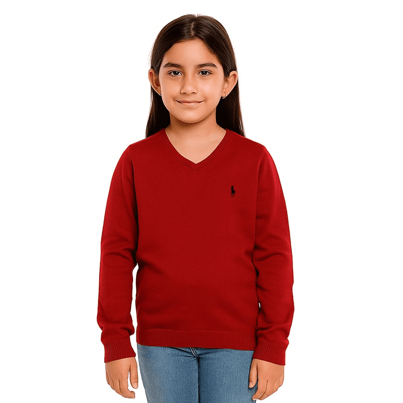 پلیور دخترانه یو اس پولو مدل L002 Classic
