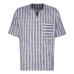 تی شرت یقه کوبایی مردانه مدل Cuba