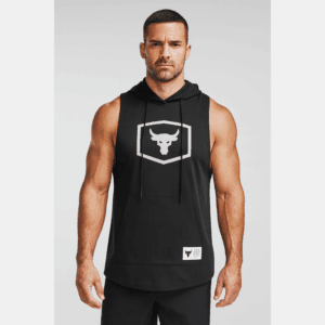 هودی ورزشی مردانه بدون آستین Project Rock- Under Armour