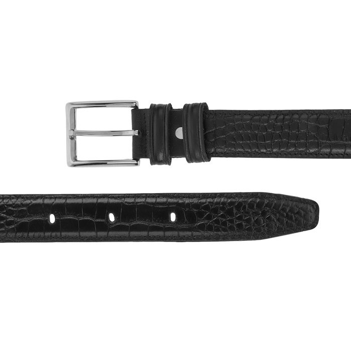 کمربند چرمی مردانه تبریز مدل کروکودیل