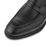 کفش چرمی مردانه مدل ارگ 6 با رویه چرم طبیعی مشکی و دوخت رسمی در فروشگاه ایران 2 پلاس