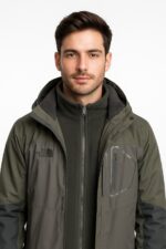 کاپشن دوپوش مردانه Jake Wolfking مدل GORE-IFX Sport