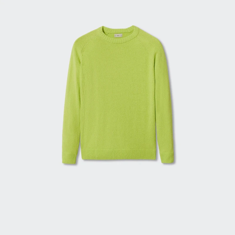 پلیور مردانه مانگو مدل Bouclé Knit Sweater پلیور مردانه مانگو مدل Bouclé Knit Sweater