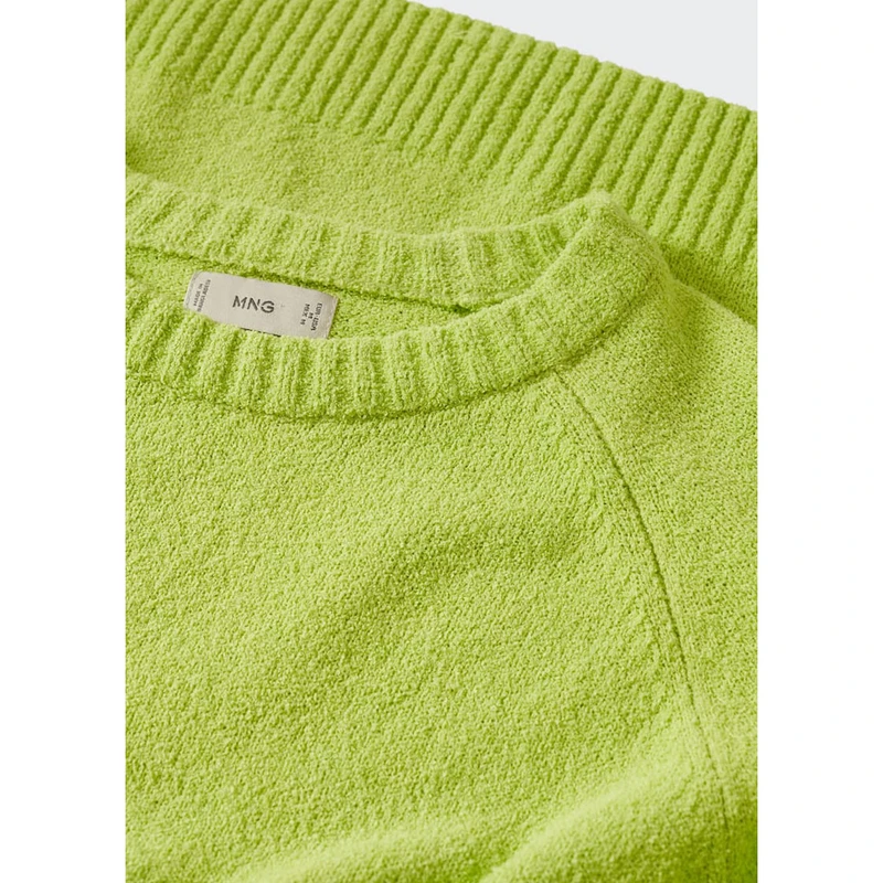 پلیور مردانه مانگو مدل Bouclé Knit Sweater