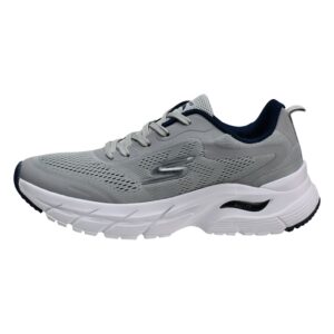 کفش پیاده روی مردانه اسکچرز مدل Ground Gray با تکنولوژی Arch Fit