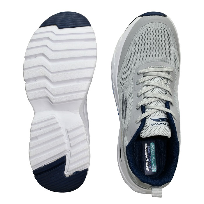 زیره طبی و کفی Air Cooled Memory Foam کفش اسکچرز مدل Ground Gray